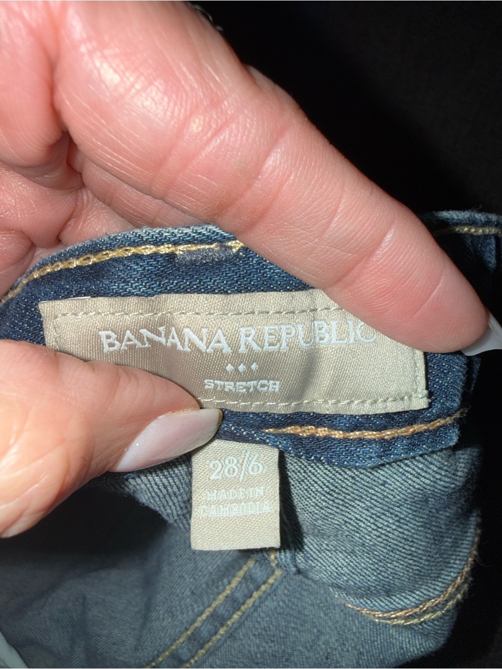 Banana Republic Stretch Cuffed Capri Jeans Women’s 28/6 Medium Wash - Picture 9 of 10